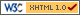 Logotipo W3C XHTML