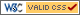 Logotipo W3C Valid CSS